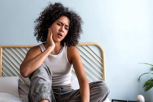 Patient in Greensboro getting TMJ treatment